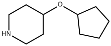 4-(cyclopentyloxy)piperidine Struktur
