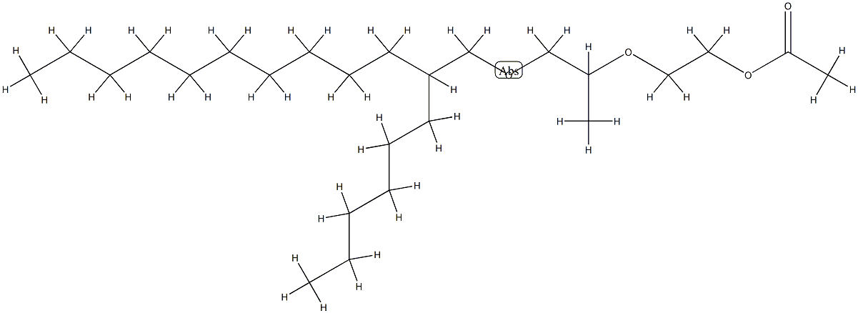 丙二醇异鲸蜡醇聚醚-3 乙酸酯,93385-13-8,结构式