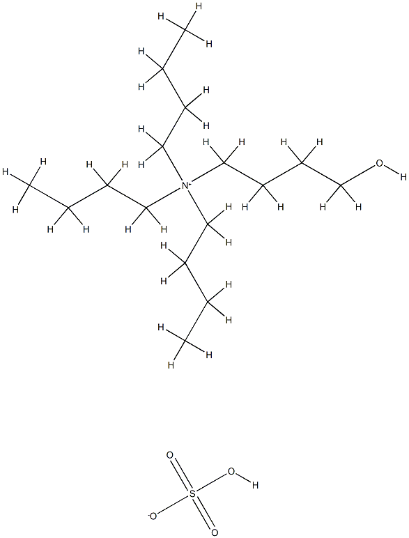 tetrabutyl(4-hydroxy)ammonium hydrogen sulphate,93839-28-2,结构式