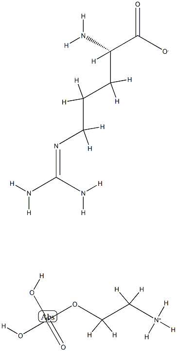 2-ammonioethyl L-arginine phosphate Struktur