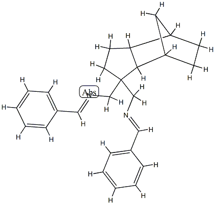 N,N'-dibenzylideneoctahydro-4,7-methano-1H-indenedimethylamine 结构式