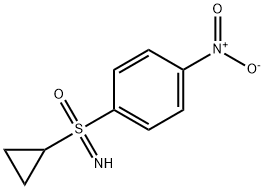 rac-S-cyclopropyl-S-(p-nitrophenyl)sulfoximine|1-(环丙烷磺酰亚胺基)-4-硝基苯