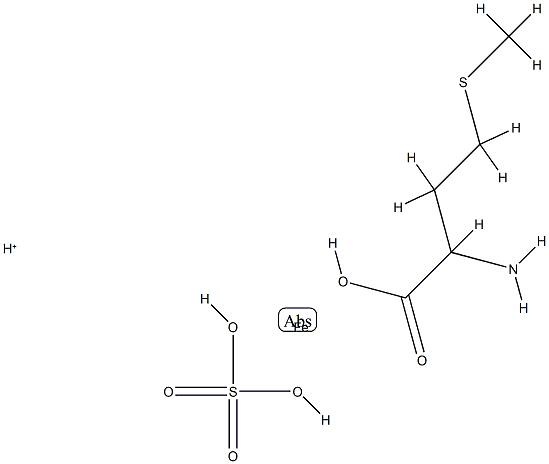 hydrogen(DL-methioninato-N,O,S)[sulphato(2-)-O]ferrate(1-) Struktur