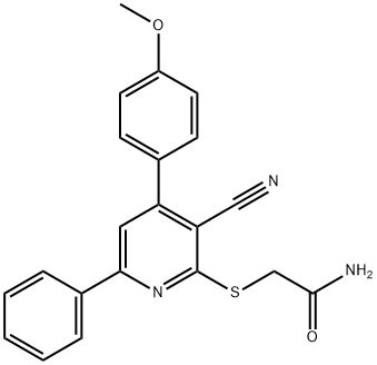 94360-69-7 2-{[3-cyano-4-(4-methoxyphenyl)-6-phenyl-2-pyridinyl]sulfanyl}acetamide