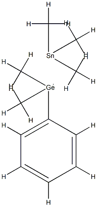 dimethyl-phenyl-germanium, trimethyltin Structure