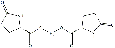 bis(5-oxo-L-prolinato-N1,O2)mercury|