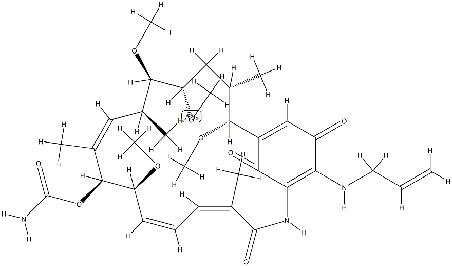 19-allylaminoherbimycin A Struktur