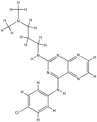 946350-42-1 4-N-(4-chlorophenyl)-2-N-[3-(dimethylamino)propyl]pteridine-2,4-diamine