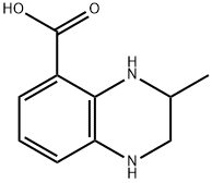 3-Methyl-1,2,3,4-tetrahydro-quinoxaline-5-carboxylic acid Structure