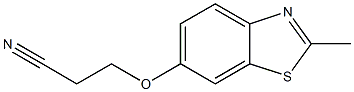 Propionitrile, 3-[(2-methyl-6-benzothiazolyl)oxy]- (6CI,7CI)|