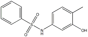 N-(3-hydroxy-4-methylphenyl)benzenesulfonamide Structure