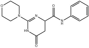 956785-84-5 2-(4-morpholinyl)-6-oxo-N-phenyl-1,4,5,6-tetrahydro-4-pyrimidinecarboxamide