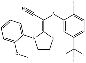 フルチアニル標準品 化学構造式