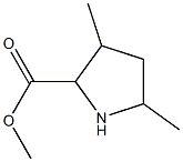 Proline, 3,5-dimethyl-, methyl ester, (2-alpha-,3-alpha-,5-ba-)- (9CI) Structure