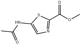 2-Thiazolecarboxylicacid,5-acetamido-,methylester(6CI) Structure