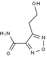 1,2,5-Oxadiazole-3-carboxamide,4-(2-hydroxyethyl)-(9CI) Struktur