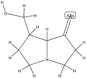 1H-Pyrrolizin-1-one,hexahydro-7-(hydroxymethyl)-(6CI) 结构式