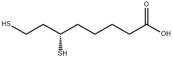 S-(-)-Dihydrolipoic Acid 化学構造式