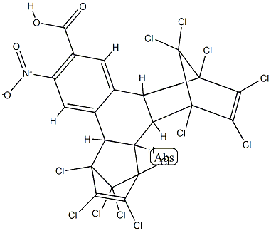 3-nitro-2-naphthoic acid,bis(hexachlorocyclopentadiene) Mg Structure