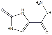 4-Imidazoline-4-carboxylicacid,2-oxo-,hydrazide(6CI) Structure
