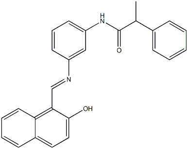 N-[3-[[(2-히드록시-1-나프탈레닐)메틸렌]아미노]페닐]-α-메틸벤젠아세트아미드
