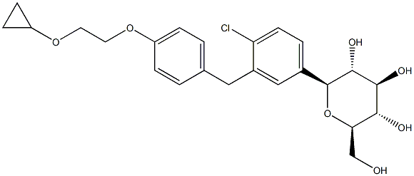 贝格列净,1118567-05-7,结构式