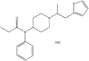 .alpha.-methyl Thiofentanyl (hydrochloride) Struktur