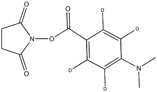 DMABA-d4 NHS ester Struktur
