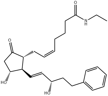 17-phenyl trinor Prostaglandin E2 ethyl amide, 1219032-20-8, 结构式