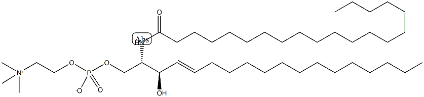 C20鞘磷脂(D18:1/20:0) 结构式