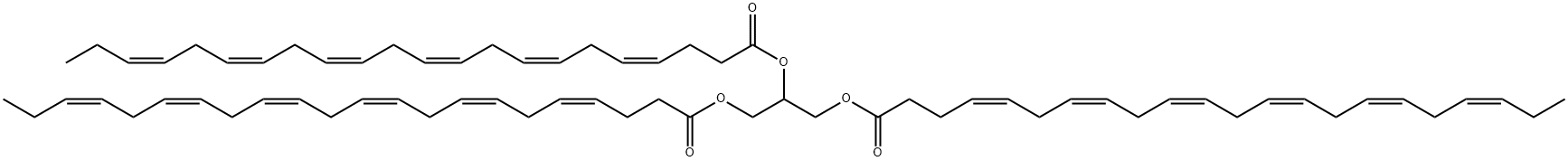 Glycerol Tridocosahexaenoyl 化学構造式