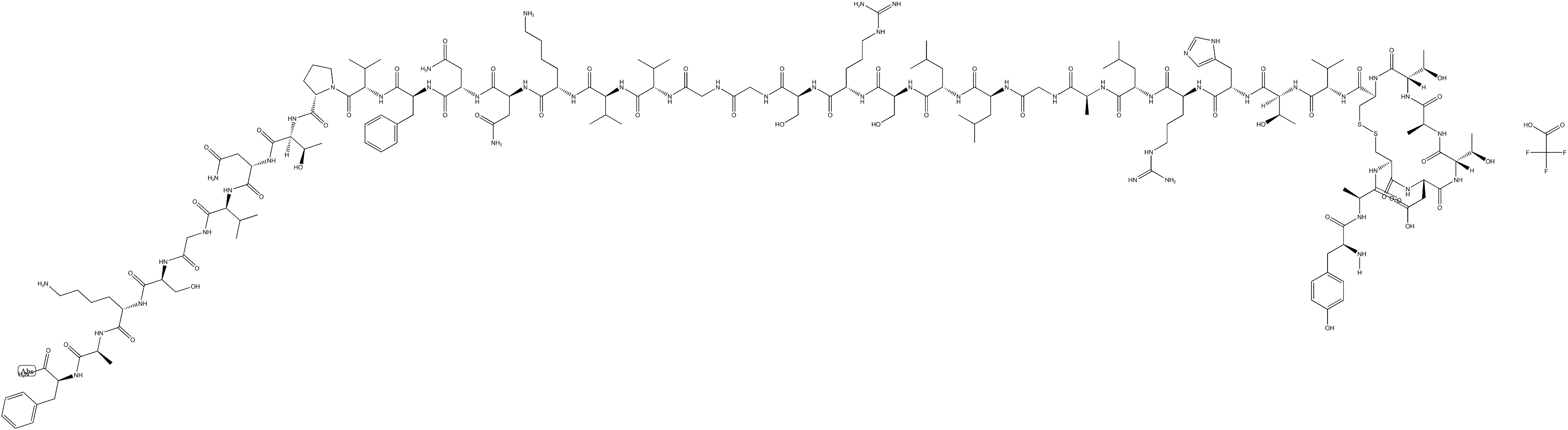 TYR-Α-CGRP (HUMAN), 124756-98-5, 结构式