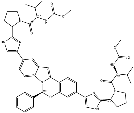 Elbasvir Structure