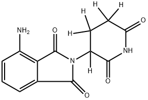 Pomalidomide-d5 Struktur