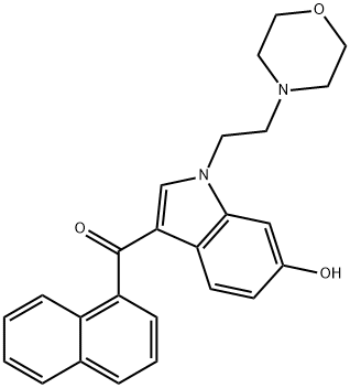 JWH 200 6-hydroxyindole metabolite,1427325-76-5,结构式