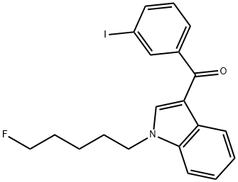 AM694 3-iodo isomer Struktur