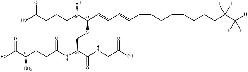 Leukotriene C4-d5 Structure