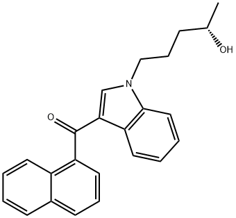 (S)-(+)-JWH 018 N-(4-hydroxypentyl) metabolite Structure