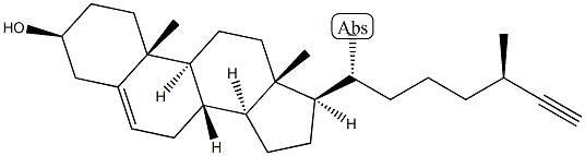 27-alkyne Cholesterol 化学構造式