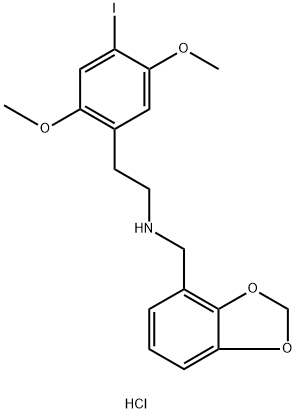 25I-NBMD (hydrochloride) 化学構造式