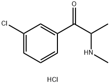 3-Chloromethcathinone Hydrochloride, 1607439-32-6, 结构式
