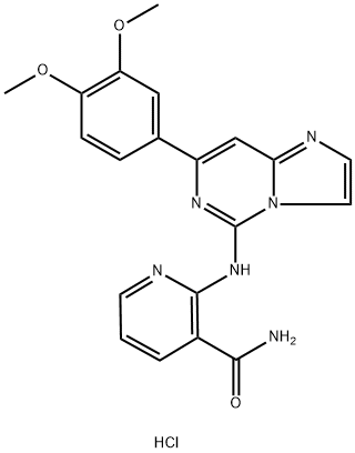 BAY 61-3606 (hydrochloride) 化学構造式