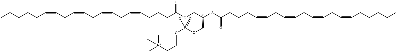 L-a-Lecithin-diarachidonoyl, 17688-29-8, 结构式