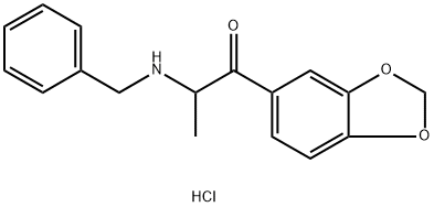3,4-Methylenedioxy-N-benzylcathinone (hydrochloride) Structure