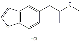 5-MAPB (hydrochloride) 化学構造式