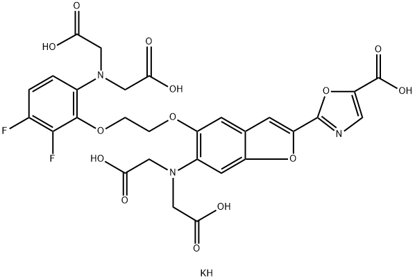 钙离子荧光探针FURA-FF, 五钾盐,192140-58-2,结构式