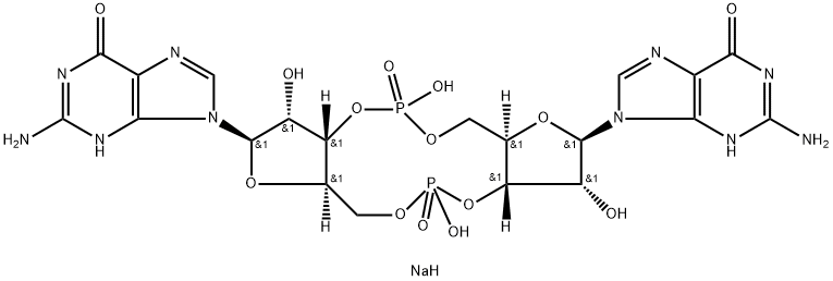 CYCLIC DI-GMP SODIUM, 2222132-40-1, 结构式