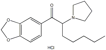 3,4-Methylenedioxy PV8 (hydrochloride) 结构式