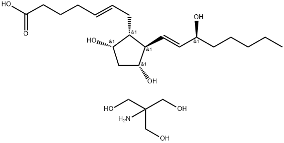 5-trans Prostaglandin F2α (tromethamine salt) Struktur