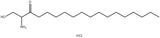 3-酮SPHINGANINE(D18:0)(盐酸盐) 结构式